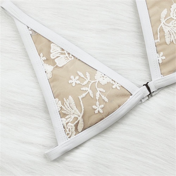 Caicos Stiched Lace Bohemian Overlay Bikini - Picture 7 of 13